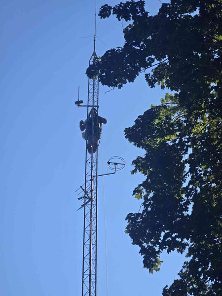 Tower day &mdash; install in progress