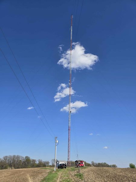 Tower day &mdash; install in progress